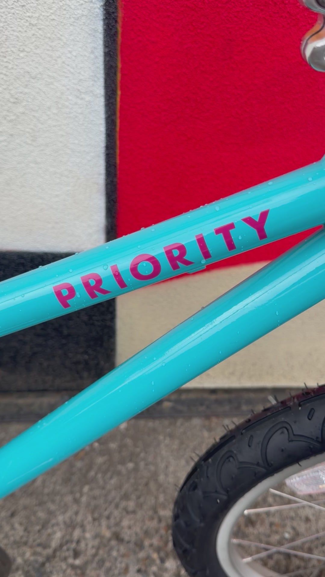 Priority Start 16” kids bike: belt drive, hand brake, light weight alu frame
